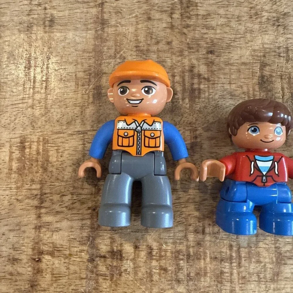 LEGO DUPLO People Kid Figures Boy Man Construction Lot Of 3